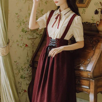 Darjeeling half jumper skirt set_A0096